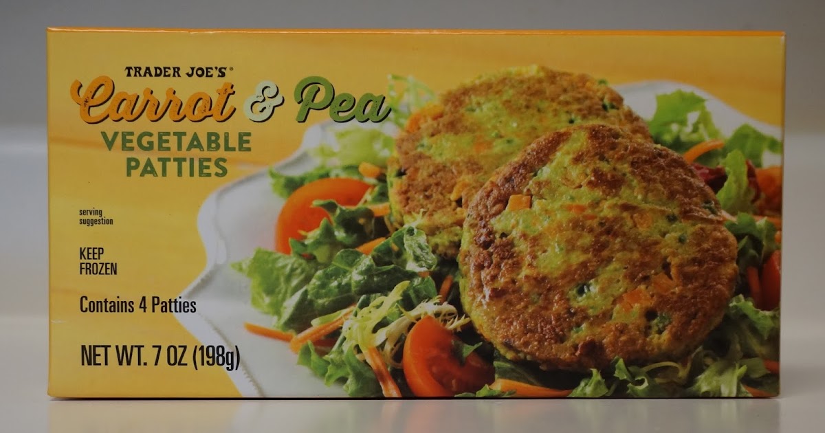 Exploring Trader Joe's Trader Joe's Carrot & Pea Vegetable Patties