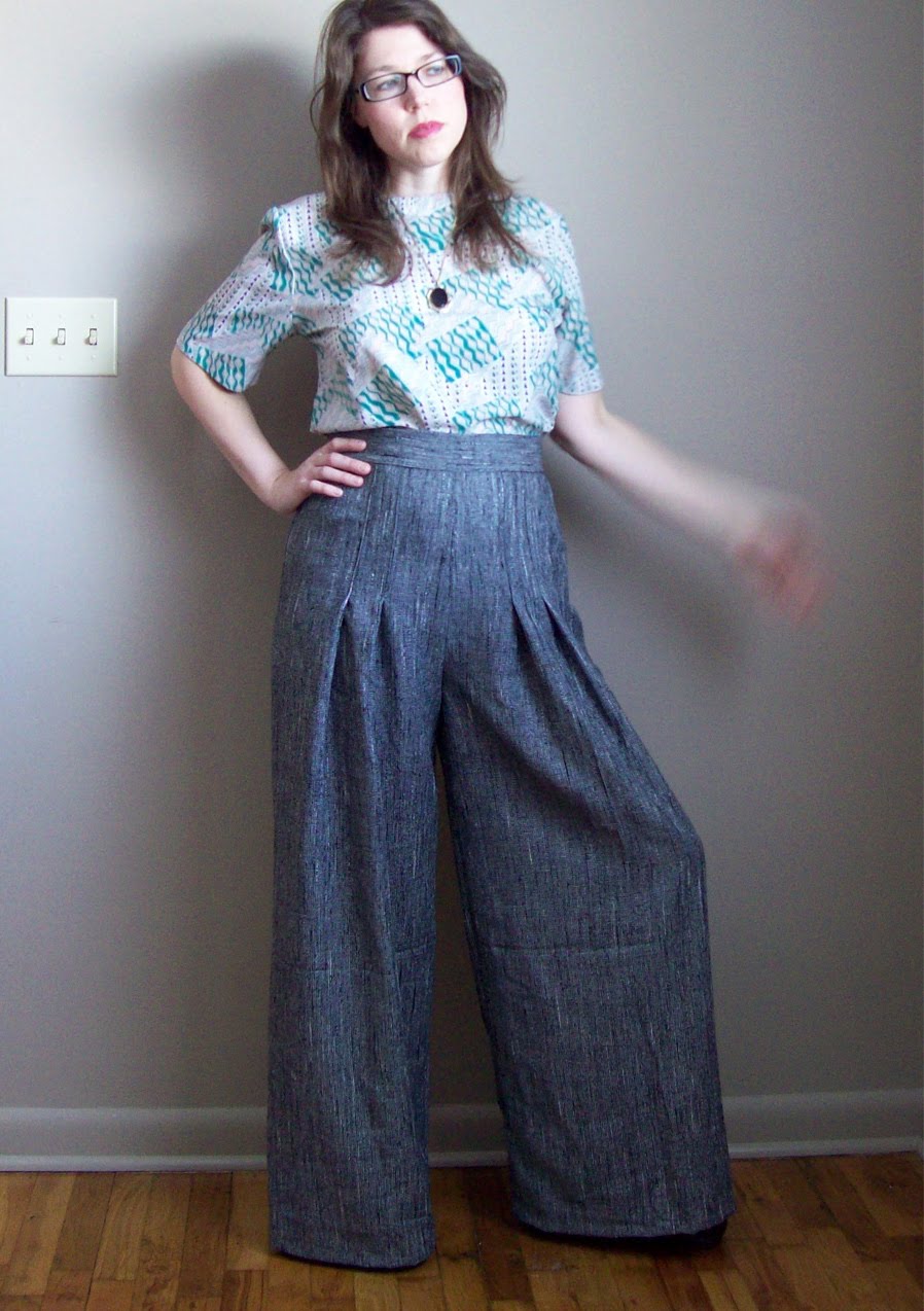 Miss Dandy: Completed Project: 1970s Wide Leg Trousers