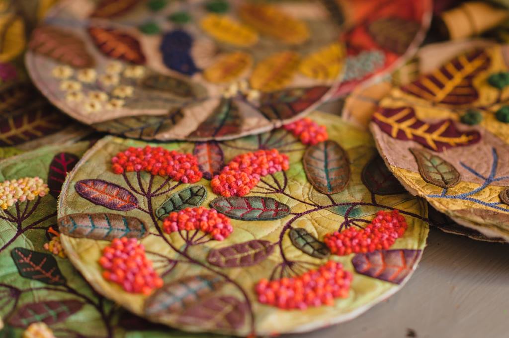 KUFER z artystycznym rękodziełem Patchwork & quilt wzory