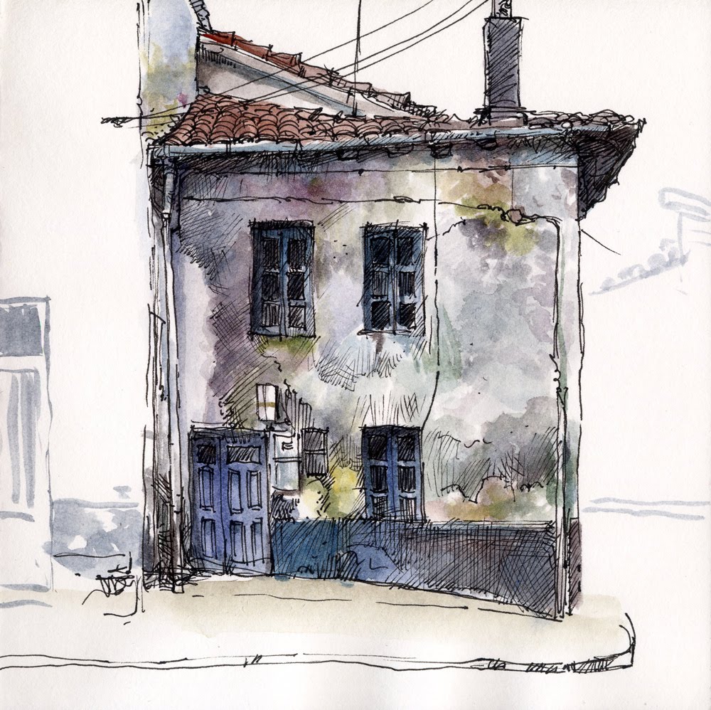 Urban Sketchers Spain. El mundo dibujo a dibujo.: Casa vieja