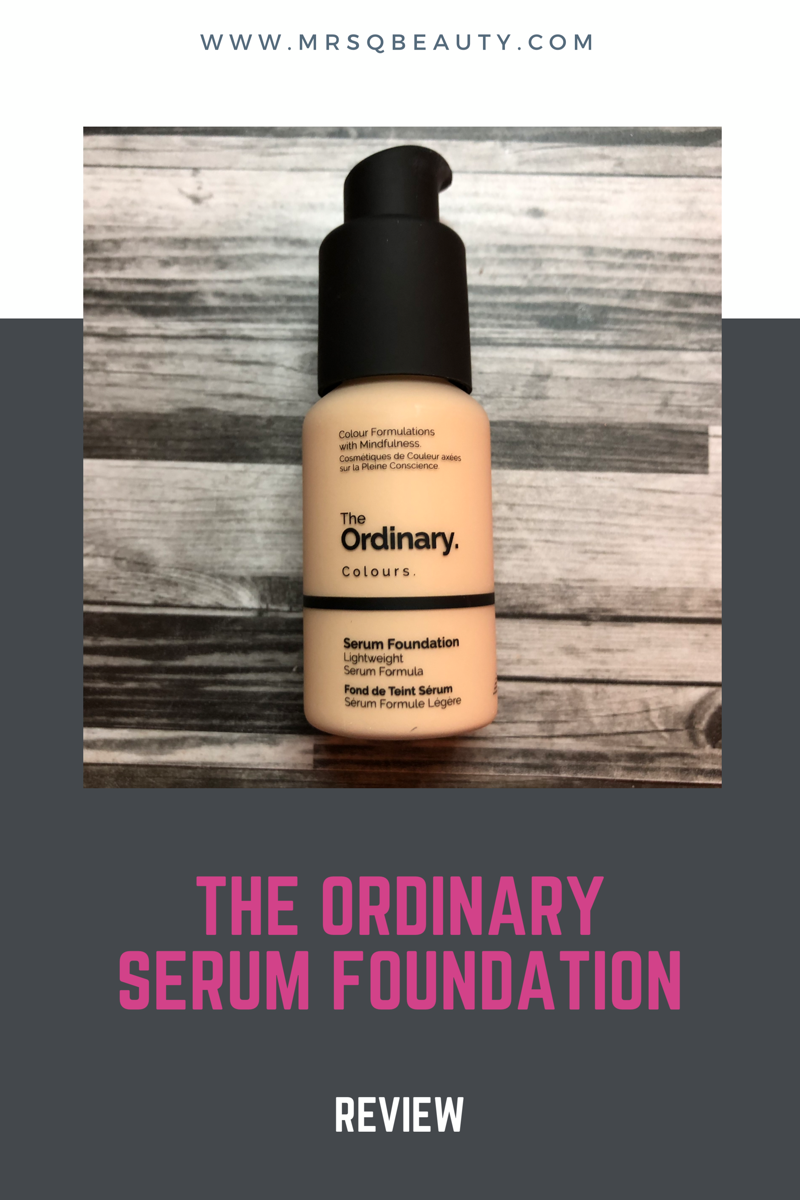 The Ordinary Serum Foundation Review Little Corner Of Mine The Ordinary Serum Foundation Review Little Corner Of Mine