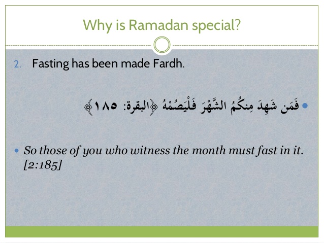 Why is Ramadan Special? Why is Ramadan Special?