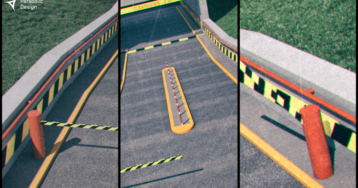 Parametric Parking Ramp Cover Images | Parabolic Design