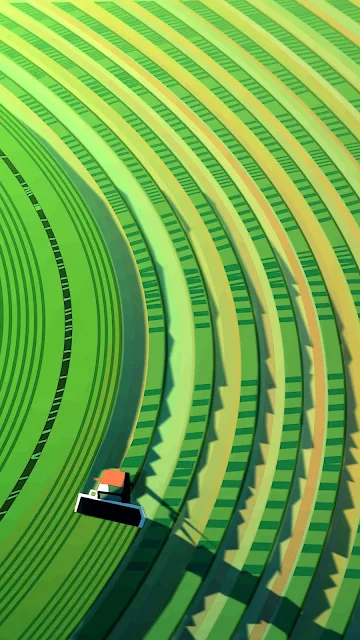 crop field illustration in 1080 pixels to use as phone wallpaper