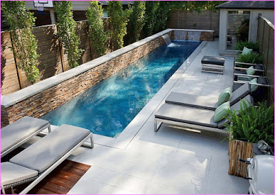 60 desain kolam renang minimalis berkonsep modern