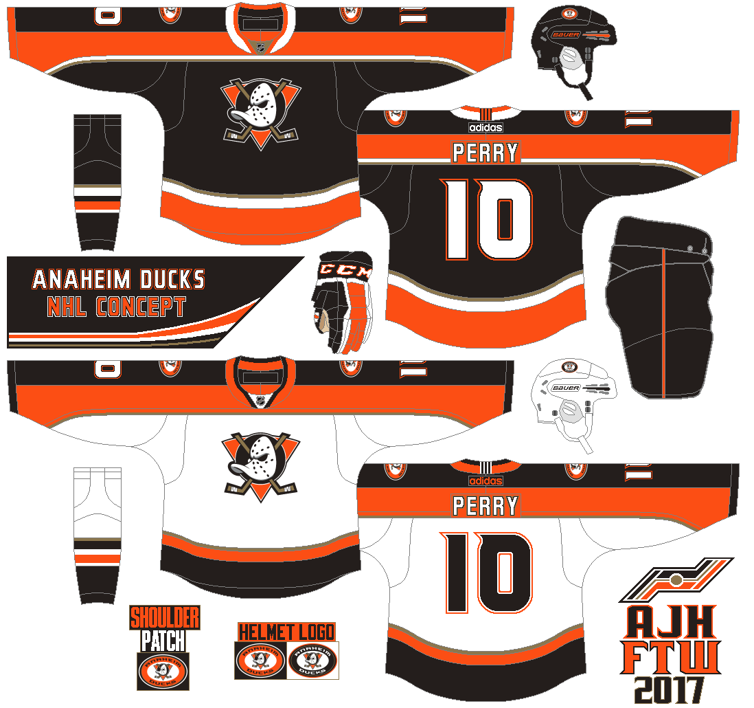Collabing with @hockey_militia and @ac.concepts on this new NHL jersey  concept series. First up Anaheim Ducks. Let's hear your feedback!…