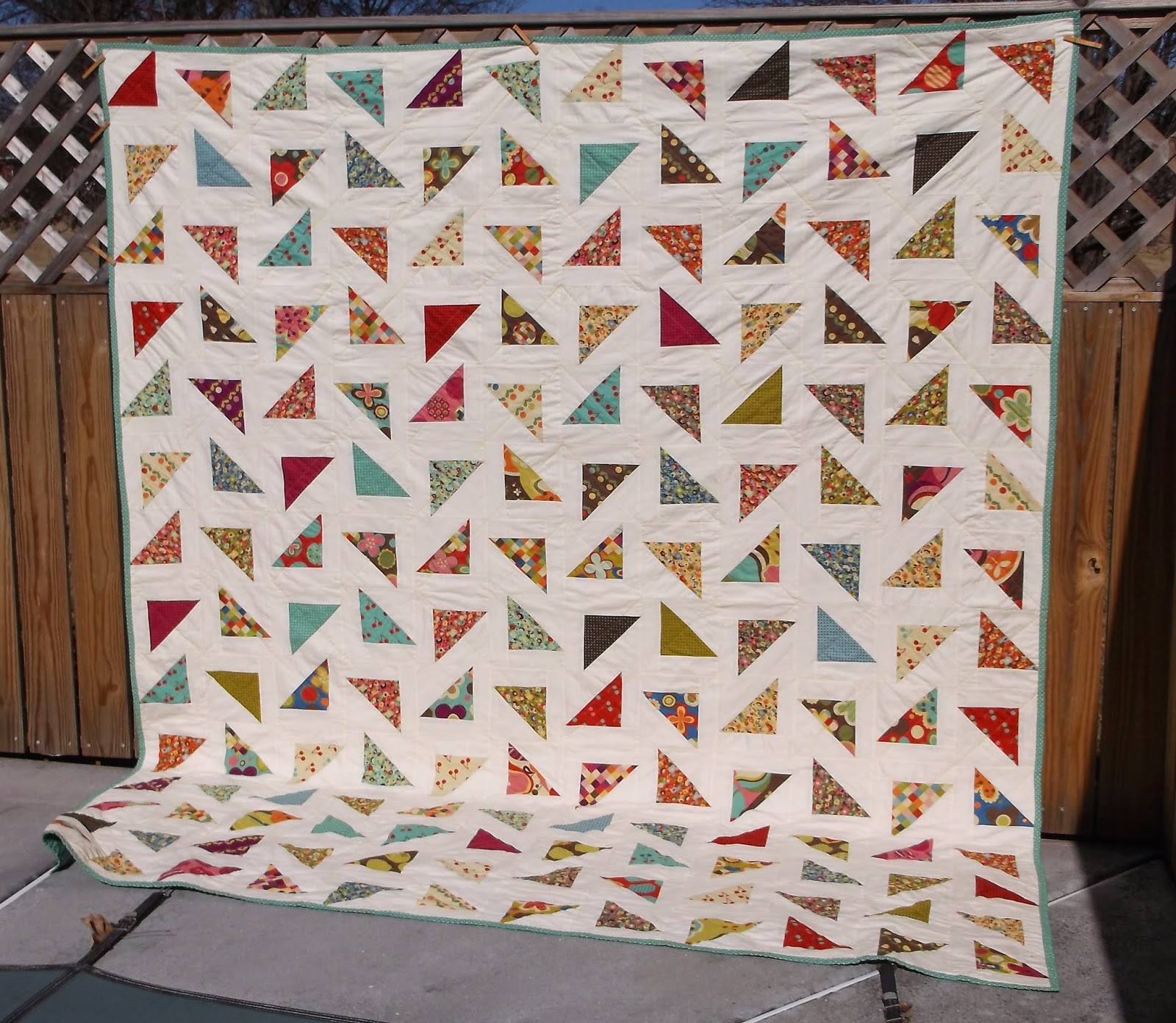 Quilt Brain Triangle Tango