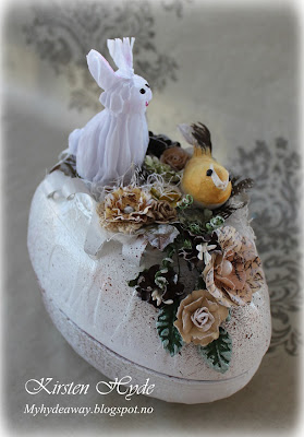 My Craft and Garden Tales: An Easter egg - with tutorial