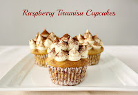 Raspberry Tiramisu Cupcakes