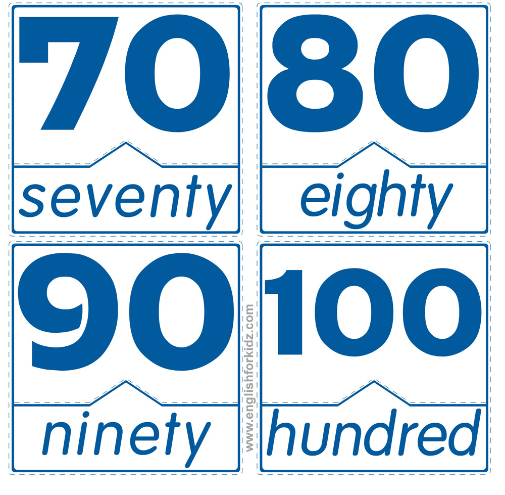 Esl Numbers 1 To 100 Flashcards Esl Learners Flashcar vrogue.co
