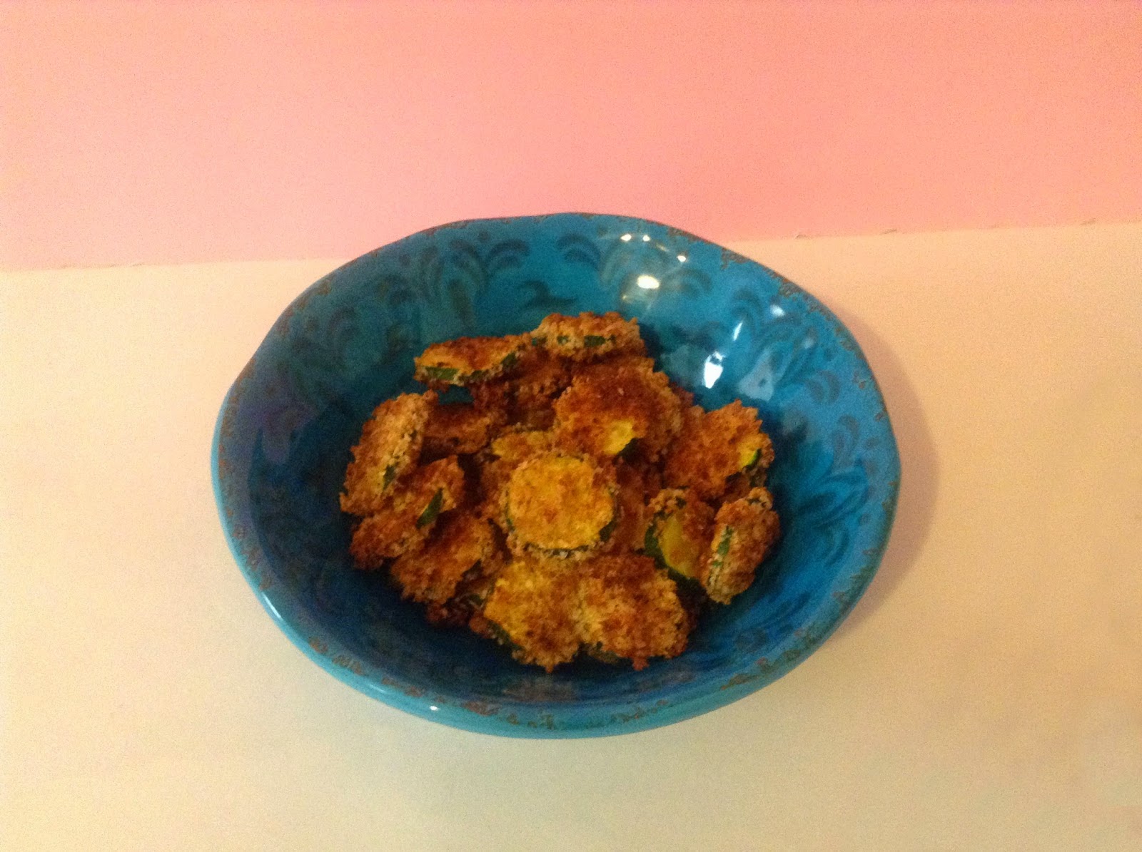 Crunchy Baked Zucchini Chips w/ Sriracha Ketchup - First Time Mom and ...