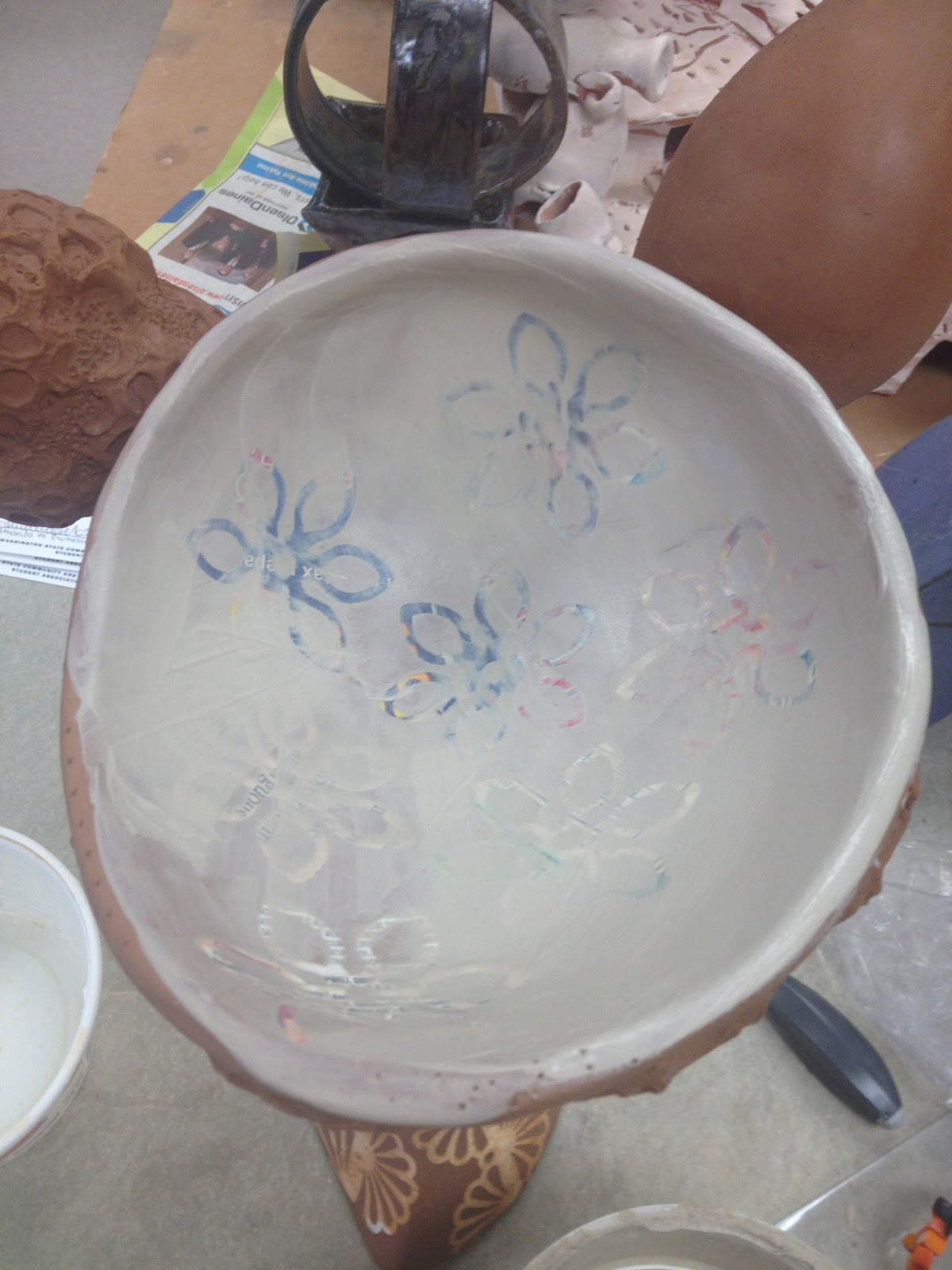 Rachel Dorn Ceramic Sculpture Stencils