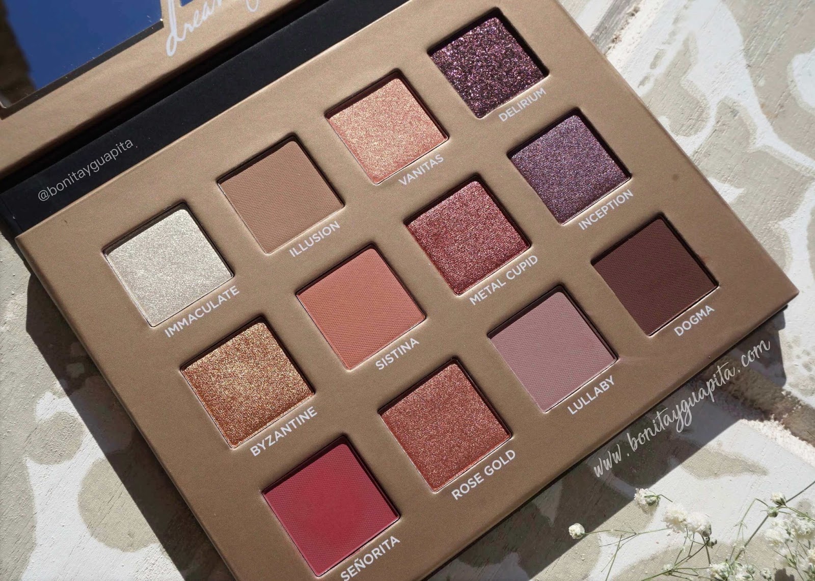 dreamy nabla paleta de sombras dreamy nabla paleta de sombras