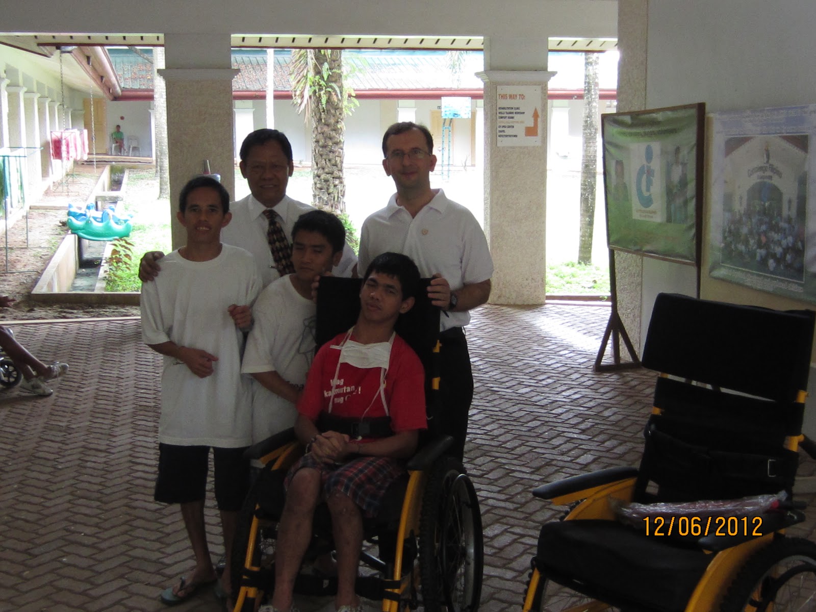 Our Philippine Mission DELIVERY OF SUPPORTIVE WHEELCHAIRS TO