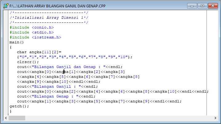 Catatan Kuliah: membuat program bilangan ganjil dan genap pada fungsi ...
