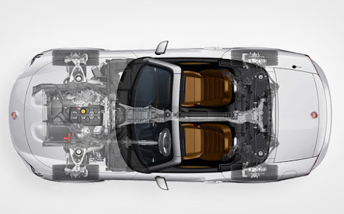 124 Spider Chassis Top Down Xray