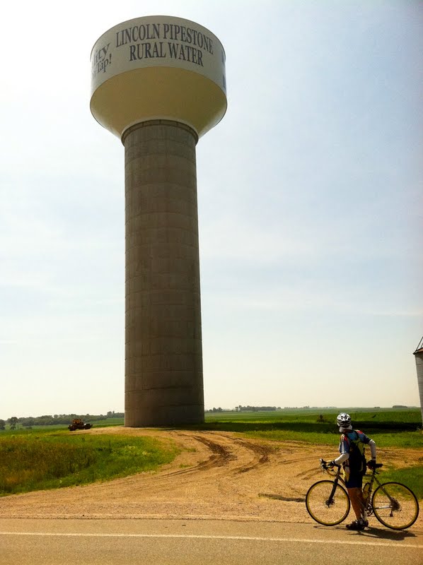 Bike America with Mike Day 29 (Mon July18) Sioux Falls to Worthington, MN