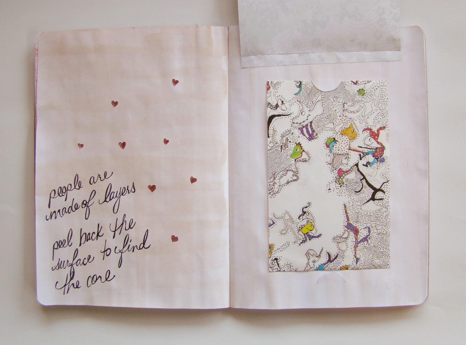 Saylor Made Sketchbook Project Layers