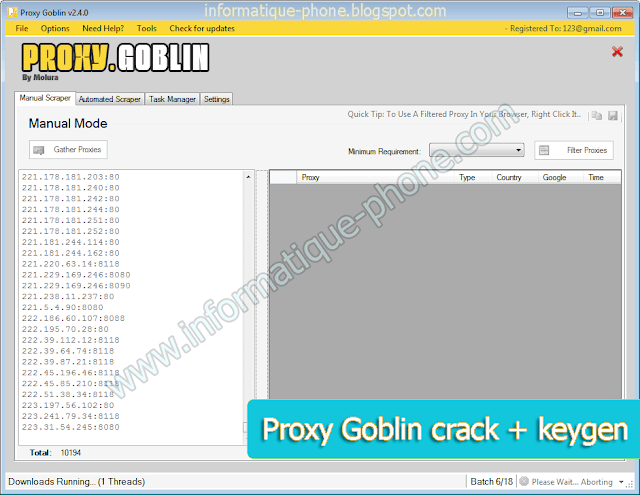 Proxy Goblin crack + keygen