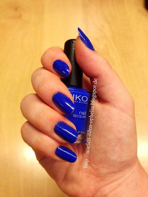 Kiko Nailpolish midnight blue blau 336 