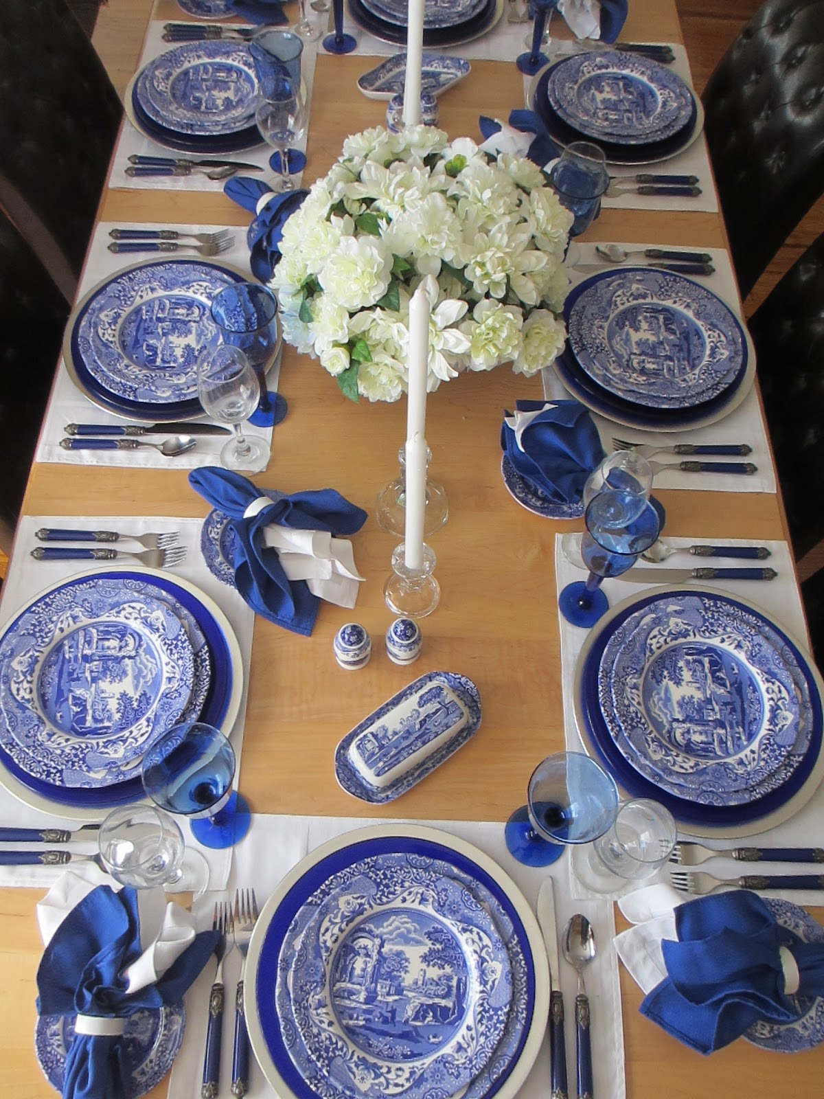 The Guest Spode Blue Italian Casual Dinner Table