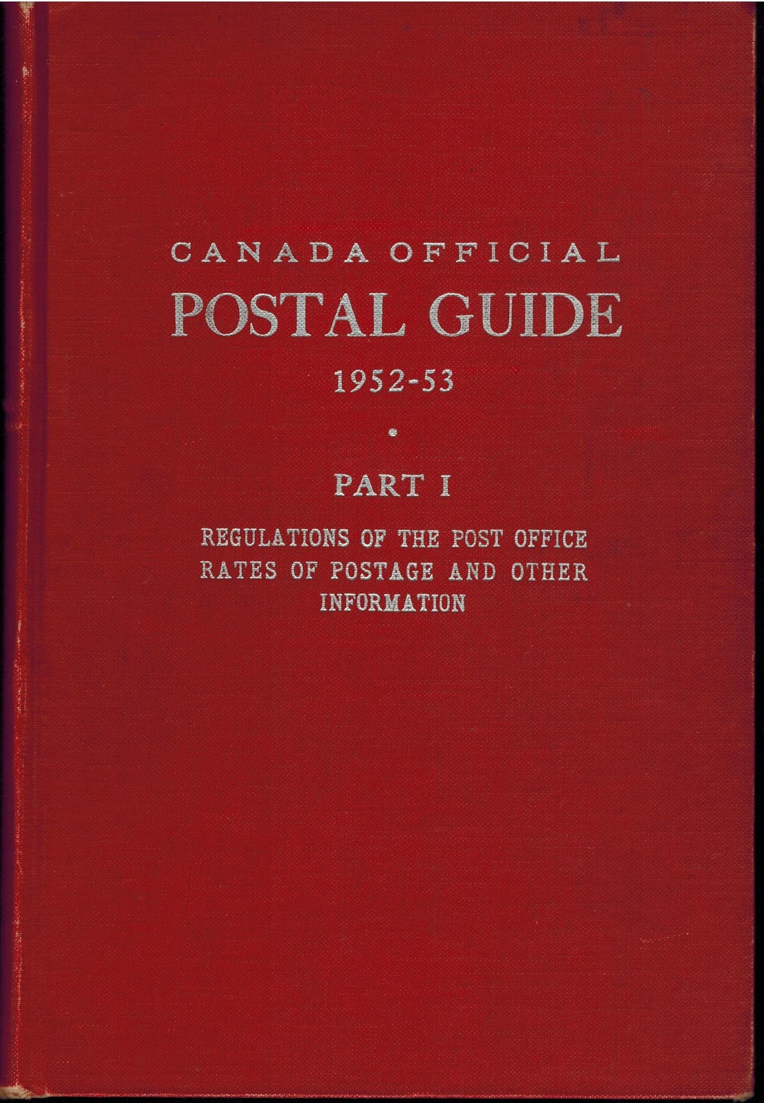 Postal History Corner Canada Official Postal Guides