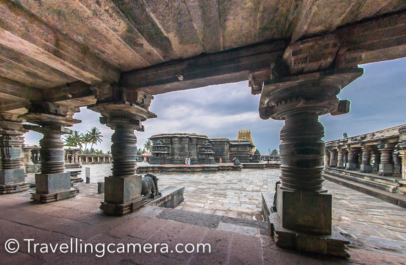 Belur was the early capital of the Hoysala Empire and also a major tourist destination in Karnataka state of India. According to inscriptions discovered in Belur, it was also referred to as Velapuri.