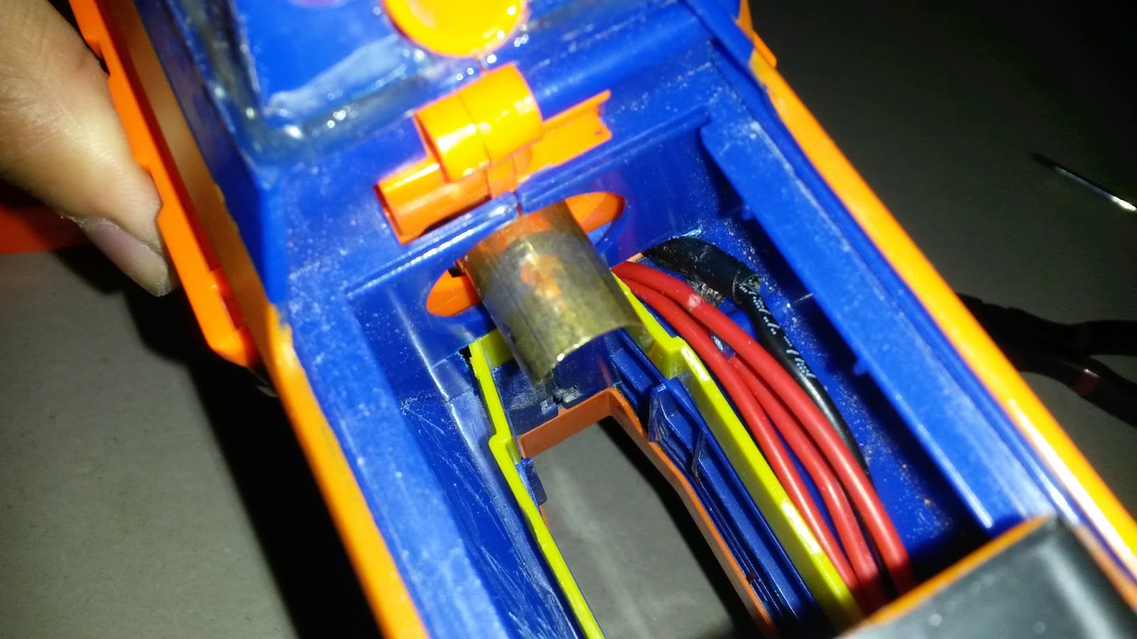 Outback Nerf Mod Flywheel Brass Guide (19/32" in an RS)