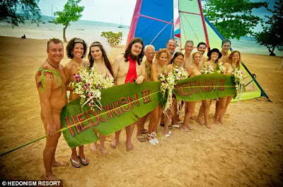 PHOTOS: Couple Get Married Completely Naked In Bizarre 