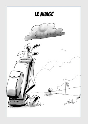 nuage poursuite golf dessin digital cintiq wacom