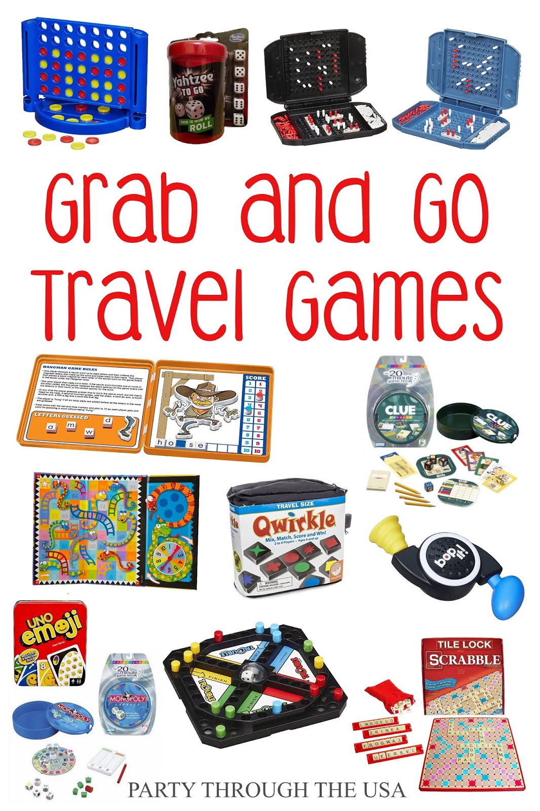 Grab and Go Games for Travel