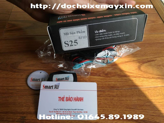 Thiết bị chống trộm thông minh cho xe máy Smartrf s25