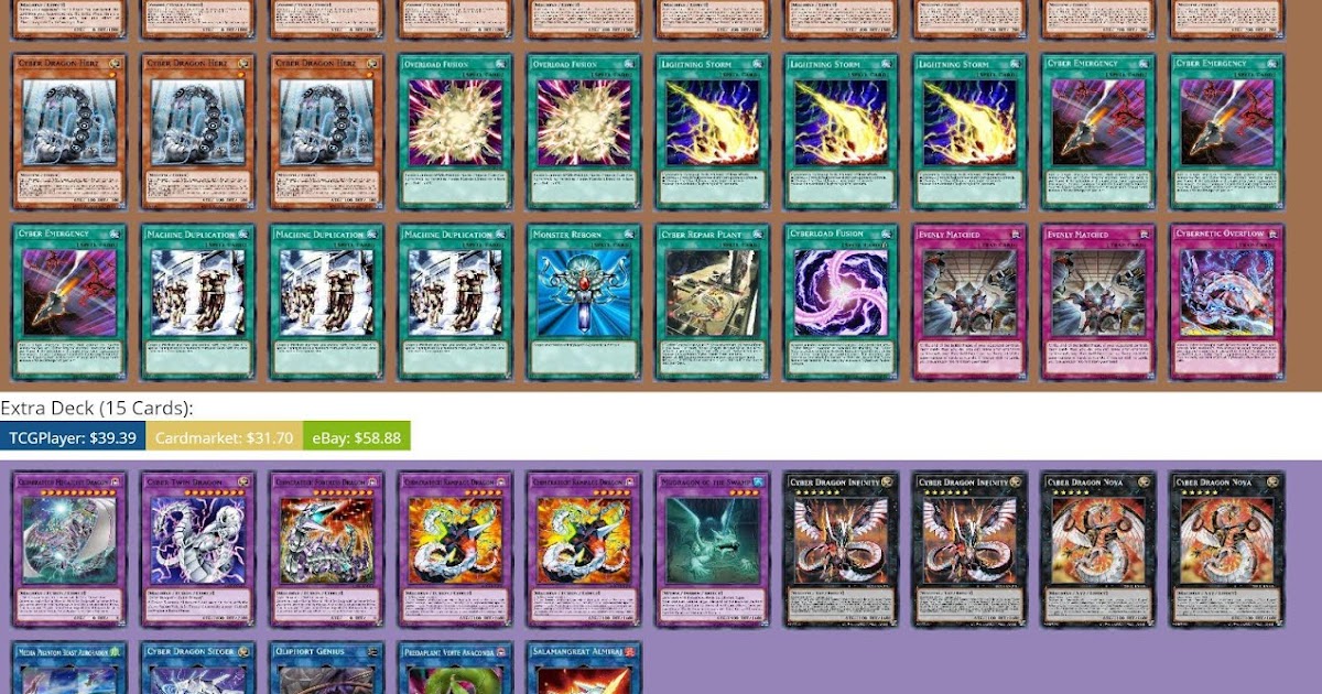 DUEL LINKS GUIAS Cyber Dragon TCG 2020