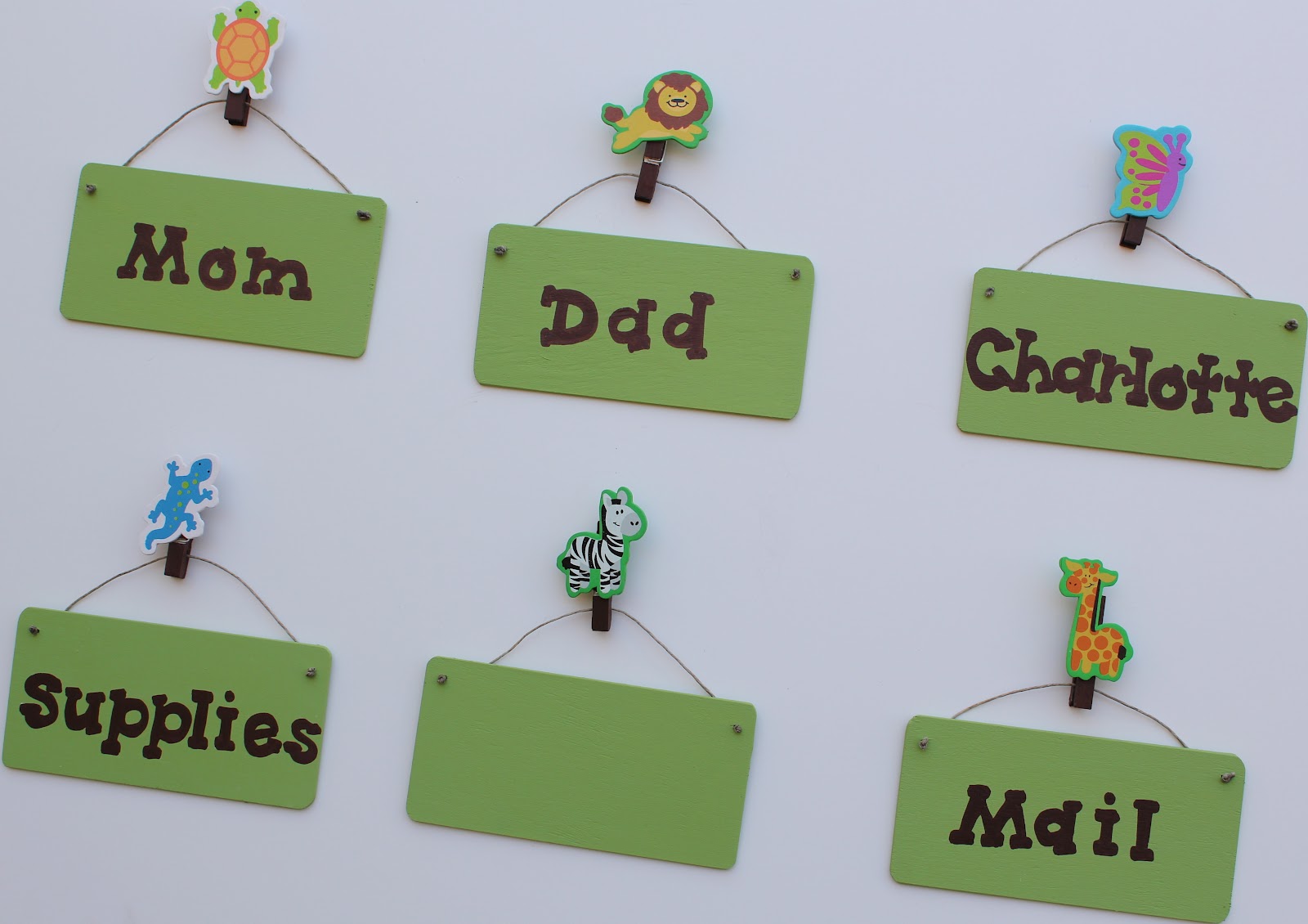 DecorativeLabels by Deniz Custom Large Hanging Basket Labels