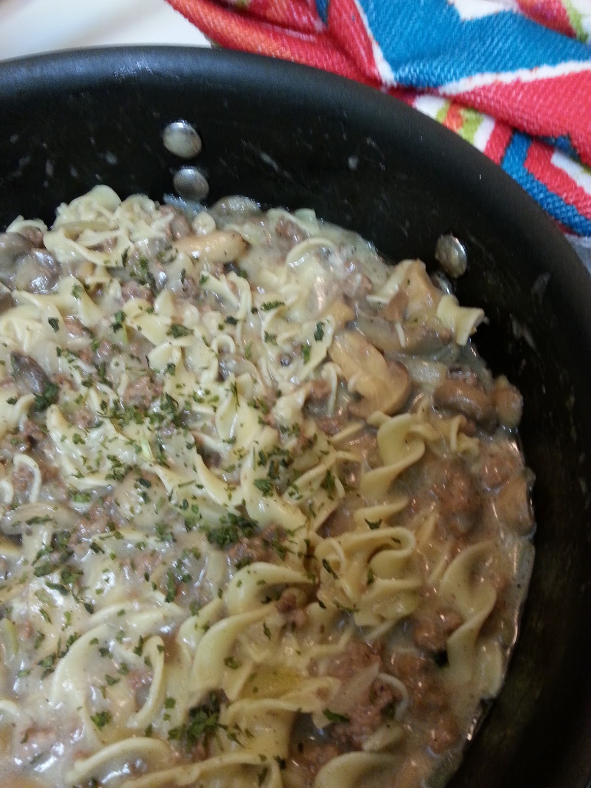Christine's Pantry Beefy Mushroom Noodles