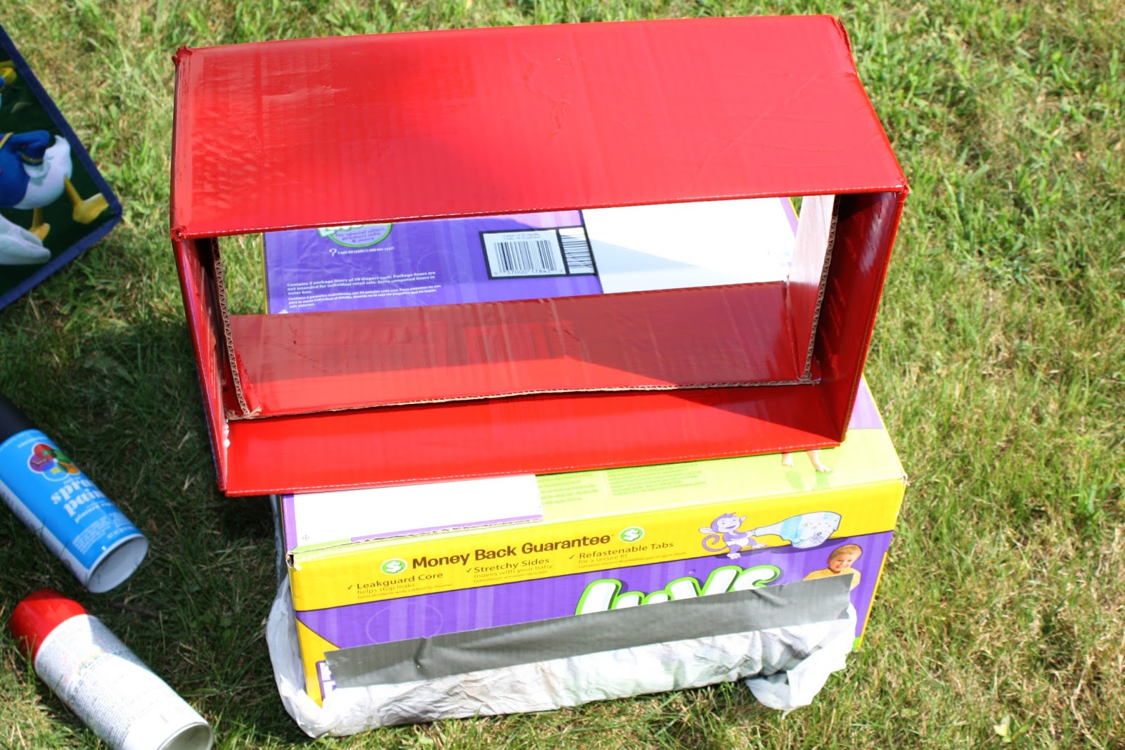 Being A Mommy... Diaper Box Fire Truck