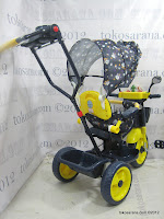 Sepeda Roda Tiga GoldBaby 18-9 ROBOT Height-adjustable Handle Bar dan Parent Tray