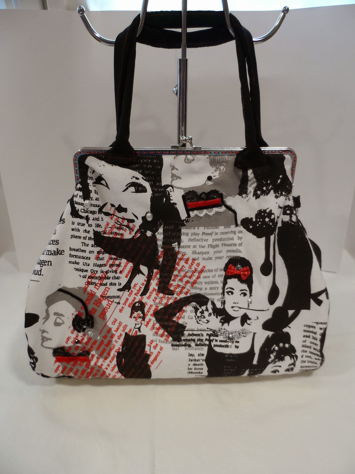 Lolitasalavintage Bolsos de boquilla hechos a mano "Colección Audrey