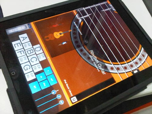 Cara memasang aplikasi Rhythm guitar pada tablet pc