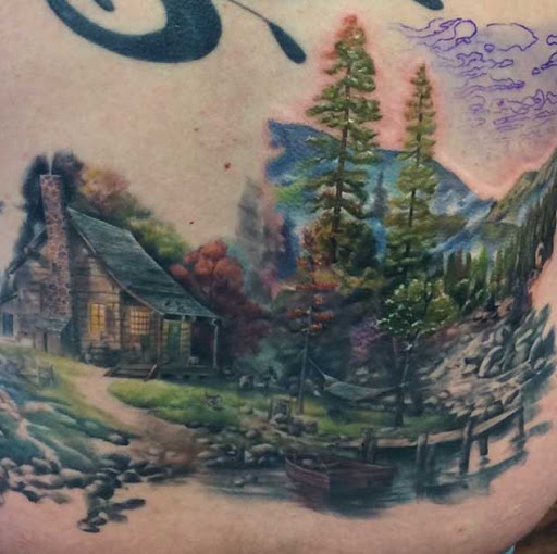 Esta cabana na floresta