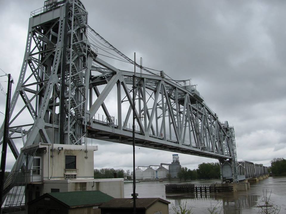 Industrial History NS/NW/Wabash Bridges over Mississippi River at