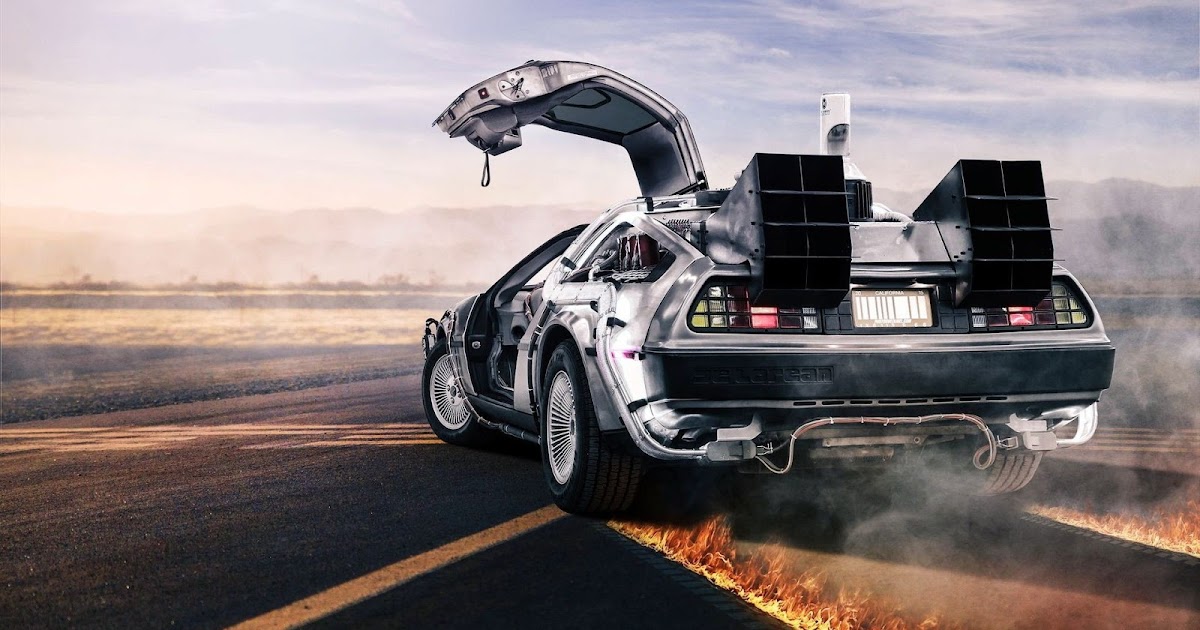 Delorean DMC12 Volver al futuro Full HD en Fondos 1080