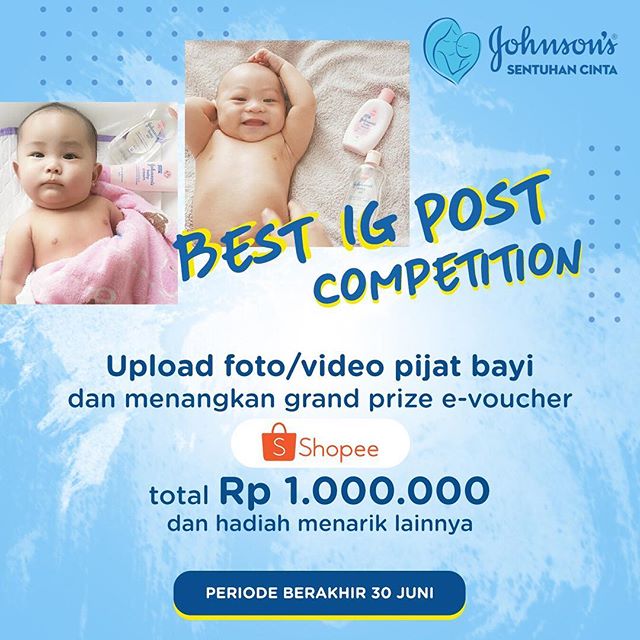 Lomba foto atau video di Instagram yang menunjukkan momen pijat bayi