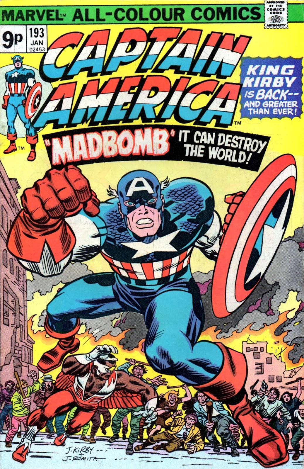 CRIVENS! COMICS & STUFF! JULY 4TH CAPTAIN AMERICA COVER OMNIBUS (A KID