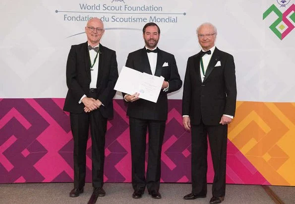 King Carl Gustaf, Queen Silvia and Prince Guillaume attended 71st World Baden-Powell Fellowship Event