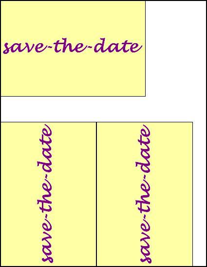 Notebook Confessionals: Save-the-Date Postcards
