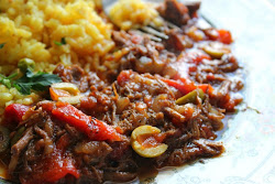 rice yellow vieja ropa recipes stew beef pressure comfy cuisine friends serve