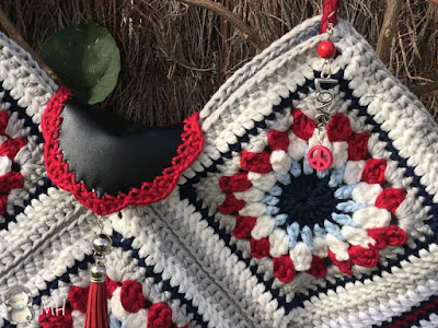 Bolso boho chic a crochet
