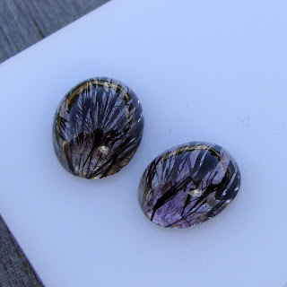 amethyst cabochons