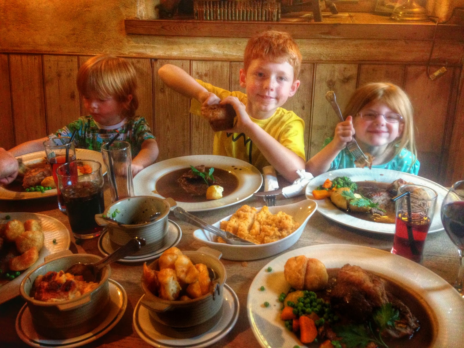 Sunday lunch at the Cook and Barker North East Family Fun